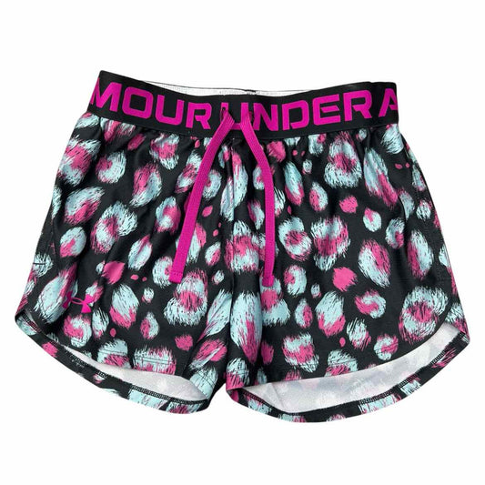 Under Armour (B) Black Print Youth Size 10-12 Girl's ShortAthletic
