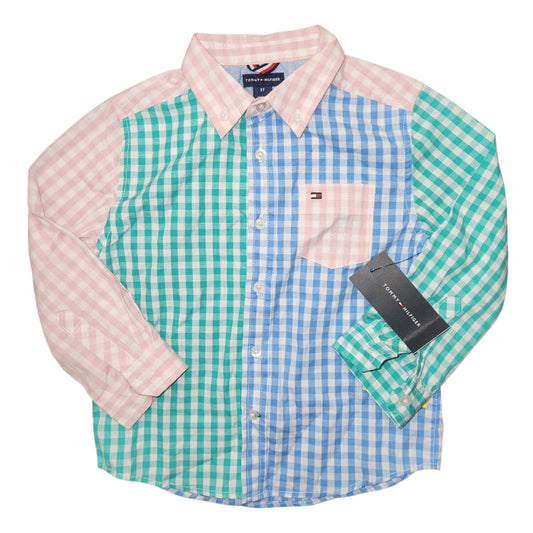 Tommy Hilfiger (B) Multi-Color Toddler Size 3 Boy's ButtondownLS