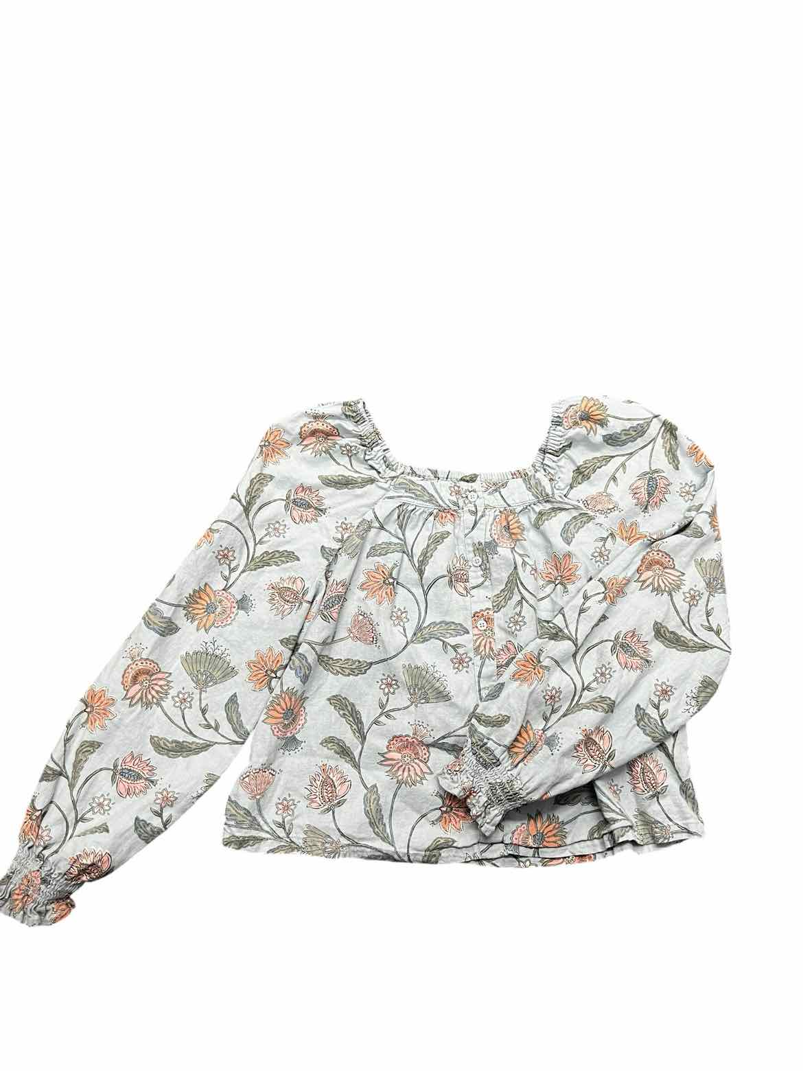 OshKosh BGosh (B) Green Youth Size 12 Girl's LSTop