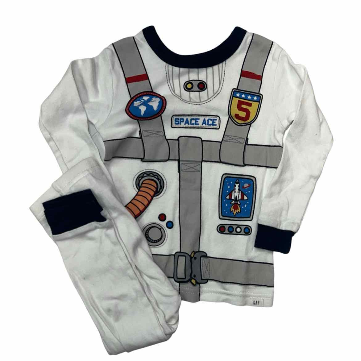 Gap (B) White Toddler Size 2 Boy's 2PCSleepwear