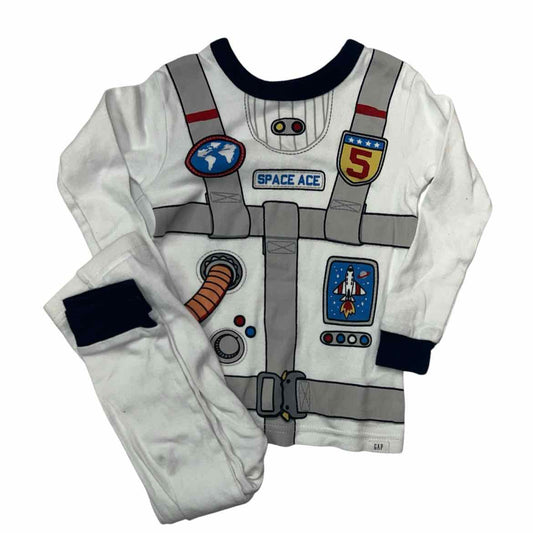 Gap (B) White Toddler Size 2 Boy's 2PCSleepwear