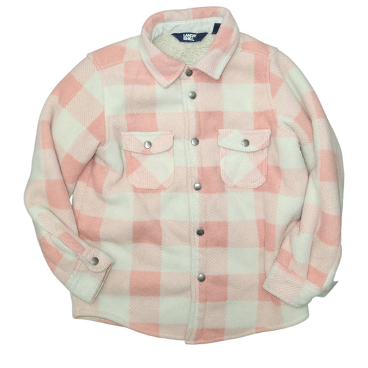 Lands End Pink Youth Size 6-7 Girl's Jacket Fleece