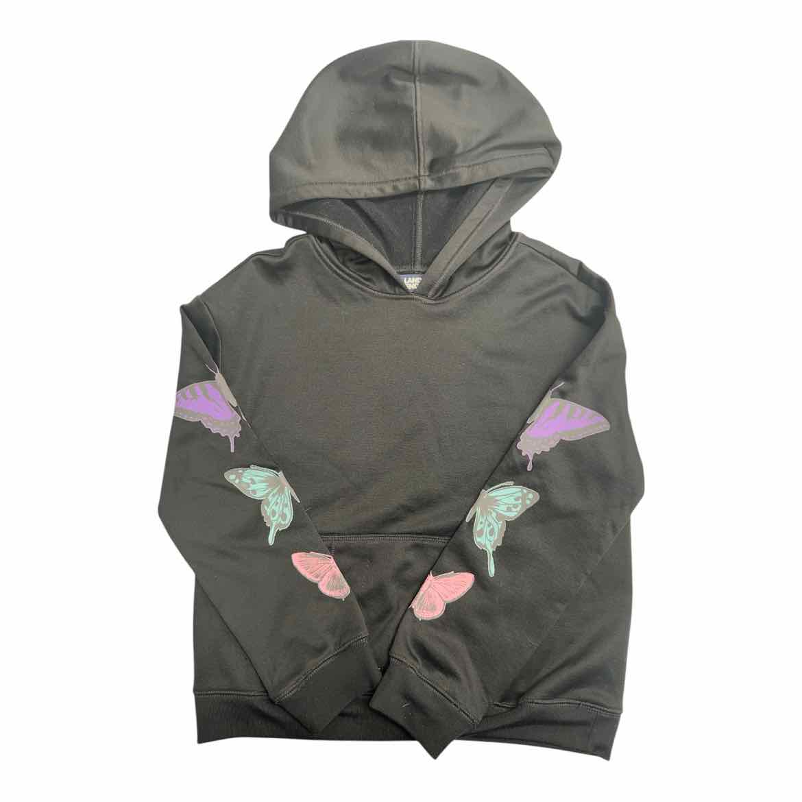 Lands End Black Youth Size 6-7 Girl's AthleticSweatshirt