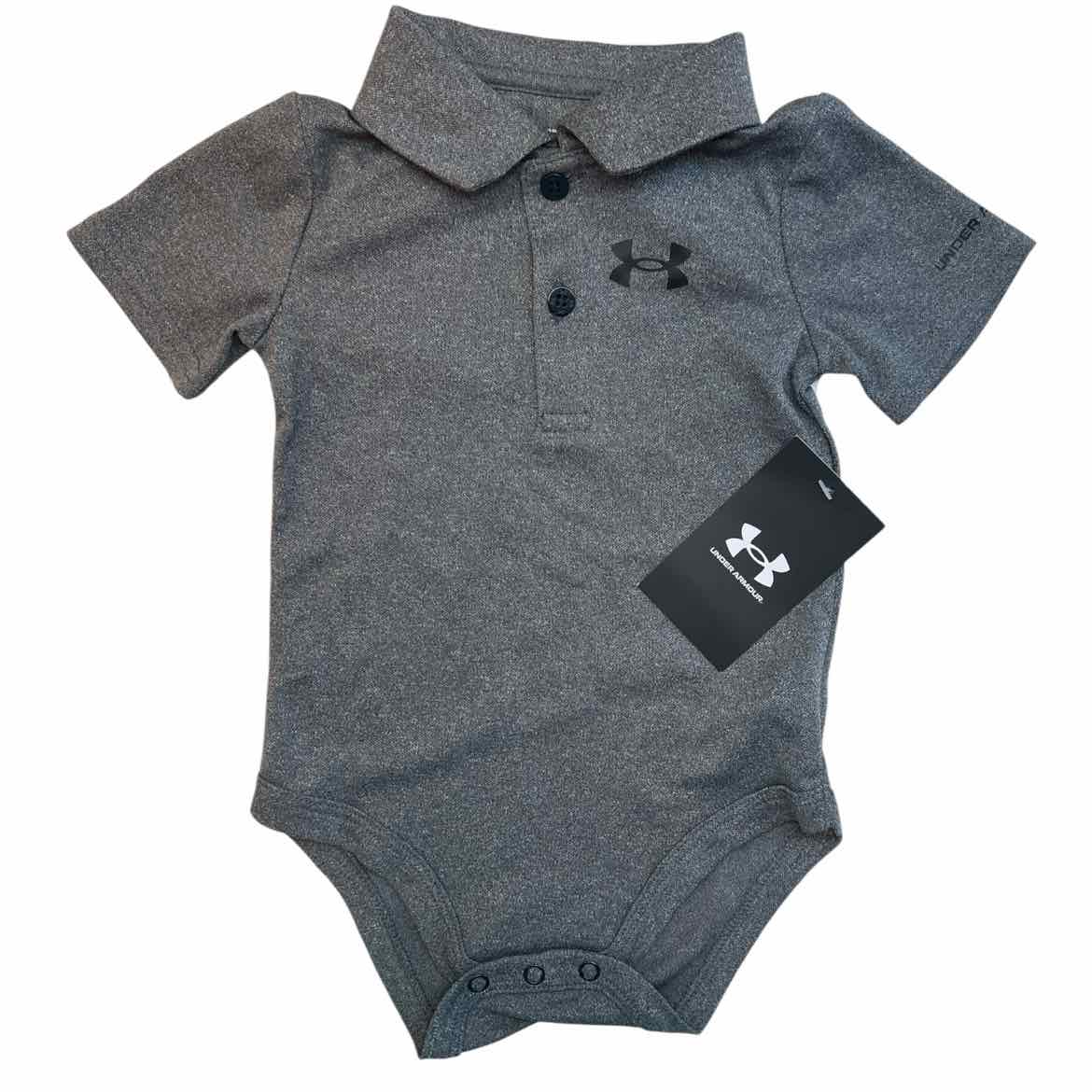 Under Armour (B) Charcoal Infant Size 9-12 MO Boy's Polo
