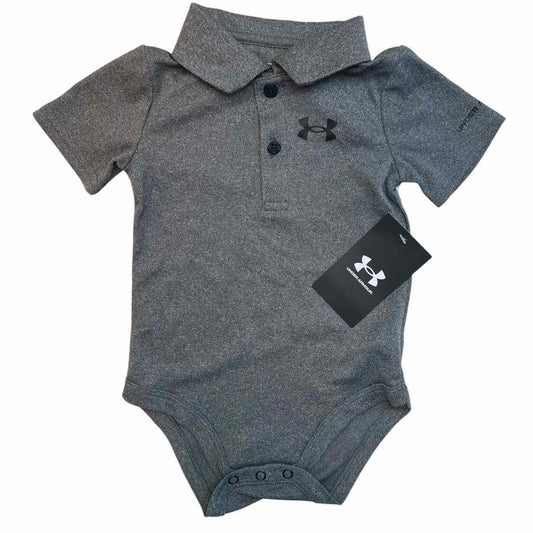 Under Armour (B) Charcoal Infant Size 9-12 MO Boy's Polo