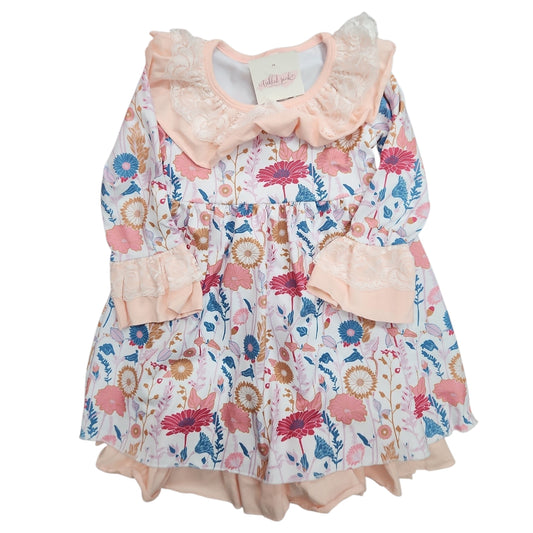 B Brand Floral Infant Size 12-18 MO Girl's CasualDress