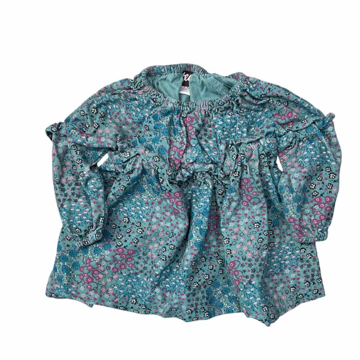 Tea Collection (A) Blue Print Infant Size 3-6 MO Girl's CasualDress