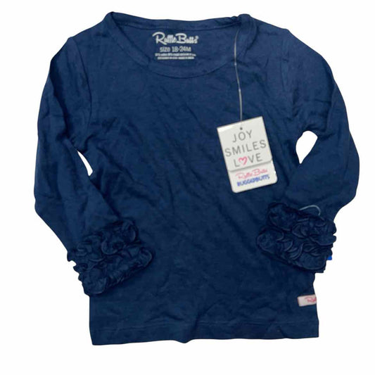 Ruffle Butts and Rugg (B) Navy Infant Size 18-24 MO Girl's LSTopBasic