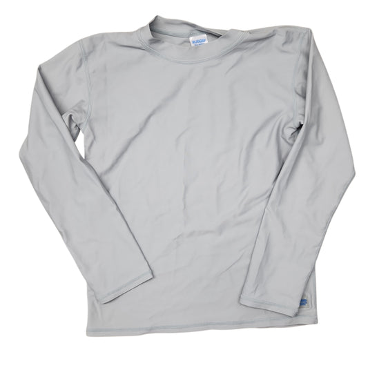 Ruffle Butts and Rugg (B) Grey Youth Size 8 Boy's SwimTop