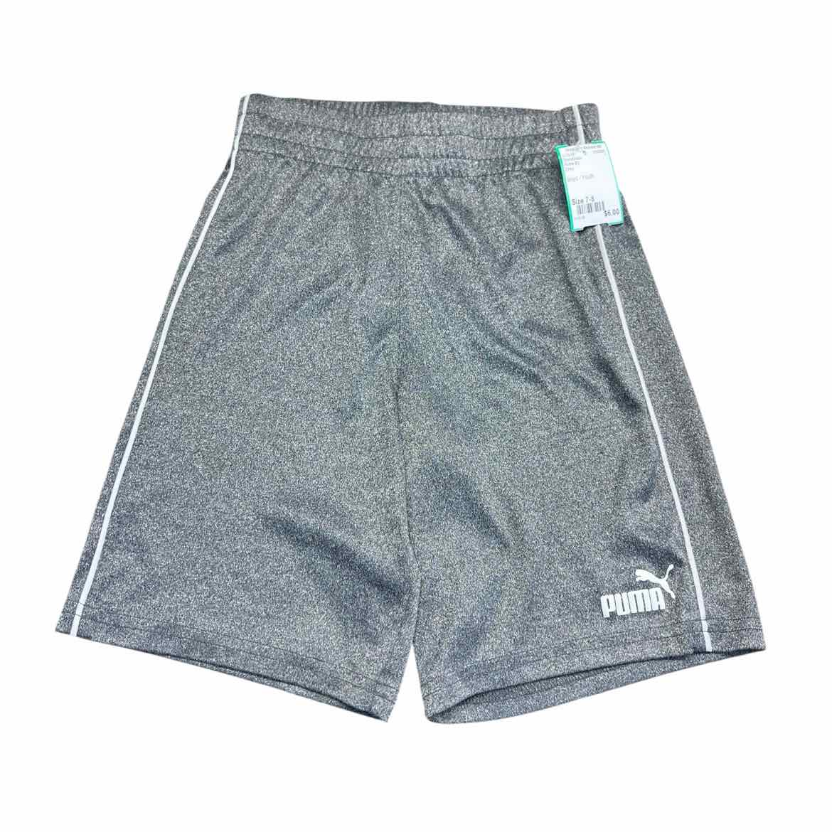 Puma (B) Grey Youth Size 7-8 ShortAthletic