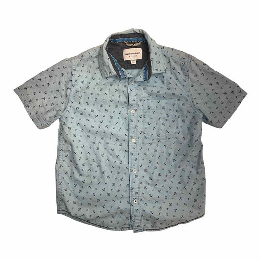Paper Denim And Cloth (A) Blue Youth Size 6 Boy's ButtondownSS