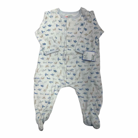 Magnetic Me (AA) White Print Infant Size 3-6 MO Boy's 1PCSleepwear