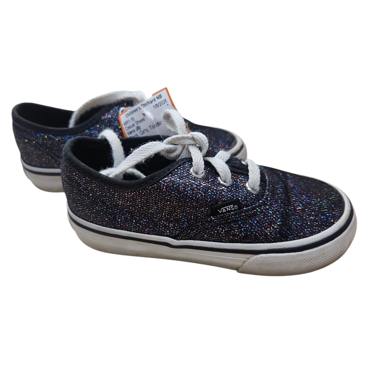 Vans (B) Black Toddler Shoe Size 7.5 (Toddler) Girl's Casual Shoes