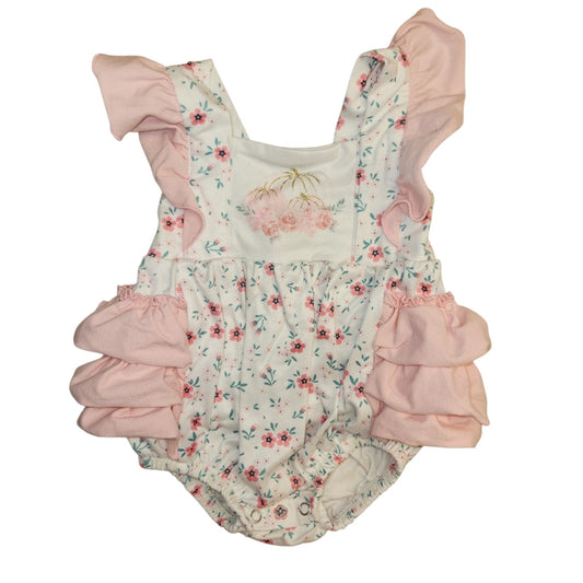 Marie Nicole White Infant Size 3-6 MO Girl's DressyRomper