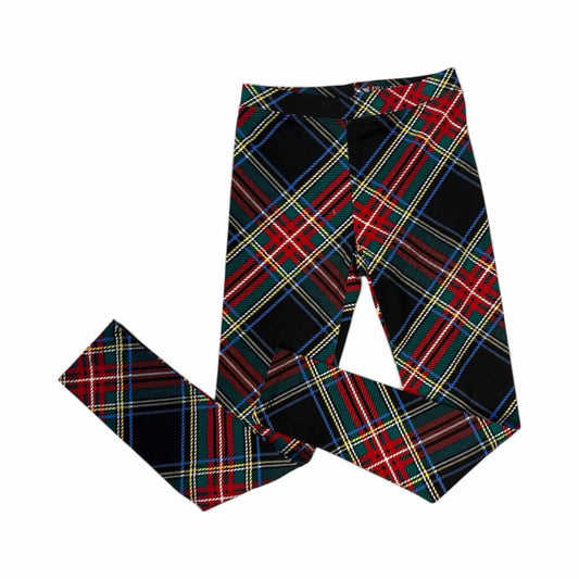 Crewcuts (B) Plaid Youth Size 8 BasicLeggings
