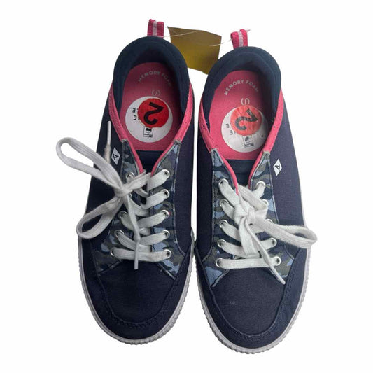 Sperry (A) Blue Youth Shoe Size 2 (Youth) Girl's Casual Shoes