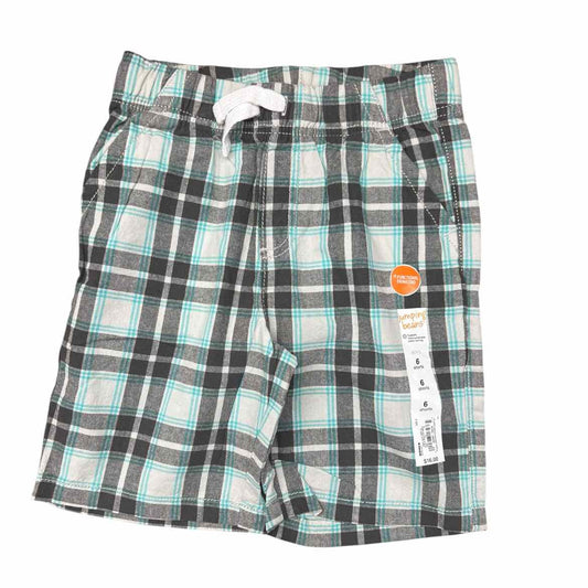 Jumping Beans (D) Plaid Youth Size 6 Boy's ShortBasic
