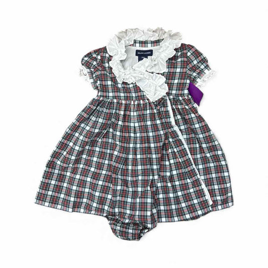 Ralph Lauren (A) Plaid Infant Size 18 MO CasualDress