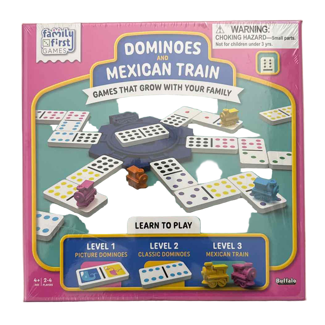 Family First Games Dominoes & Mexican Train Game
