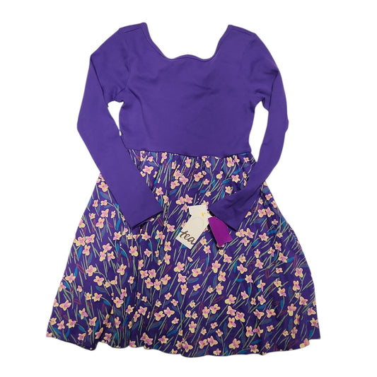Tea Collection (A) Purple Youth Size 7 CasualDress