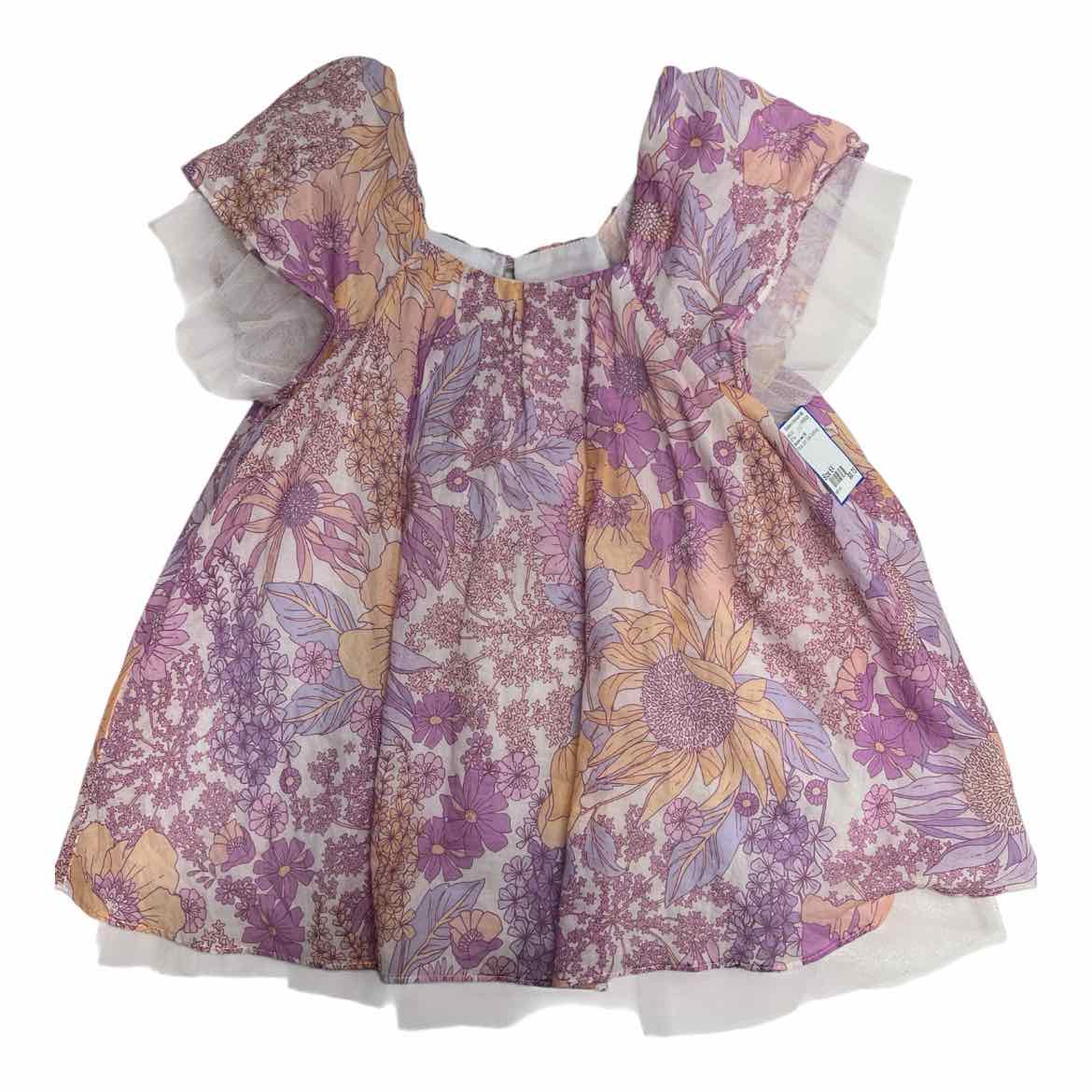 Bonnie Jean (B) Floral Youth Size 6X Girl's SSTop