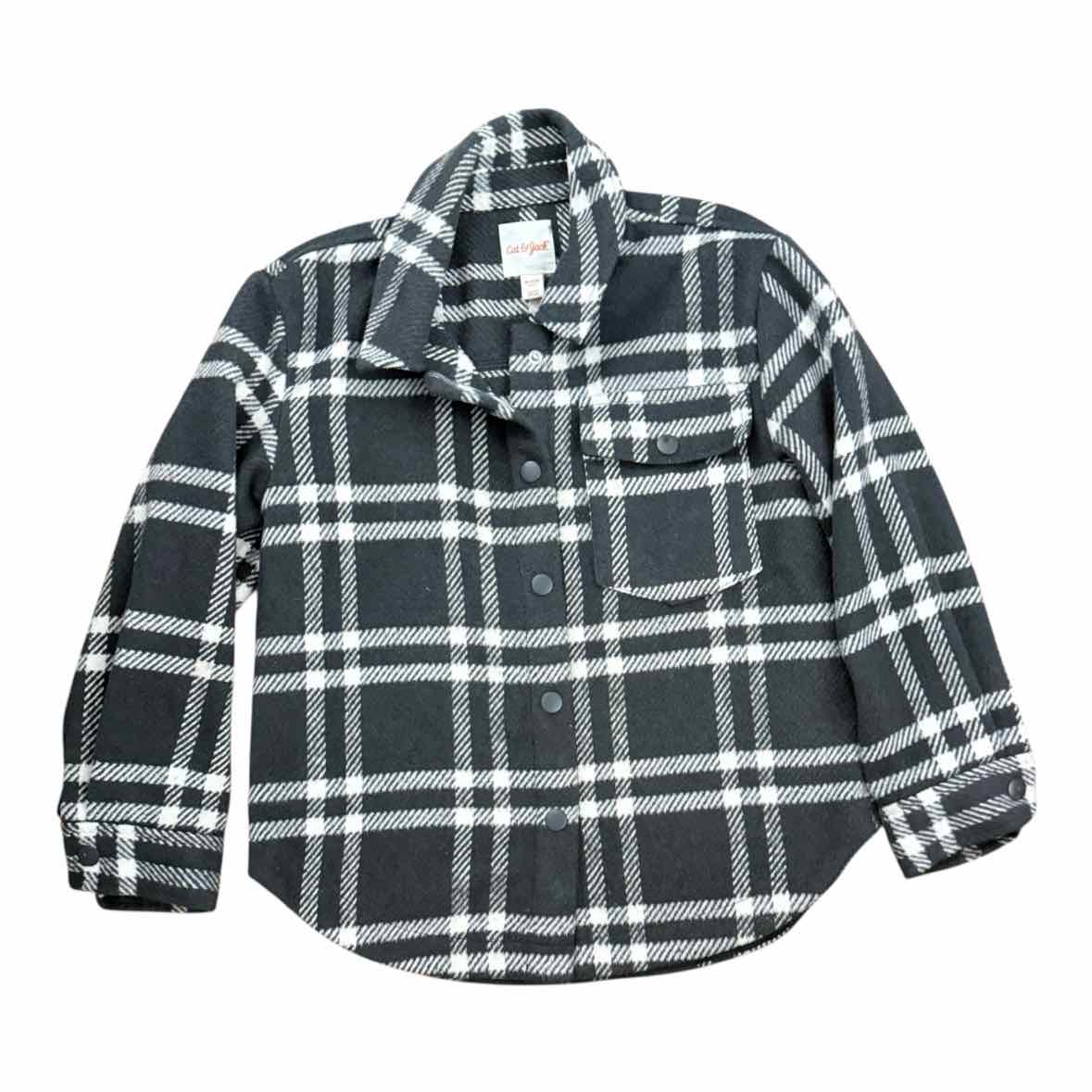 Cat and Jack (D) Plaid Youth Size 7-8 Jacket Light
