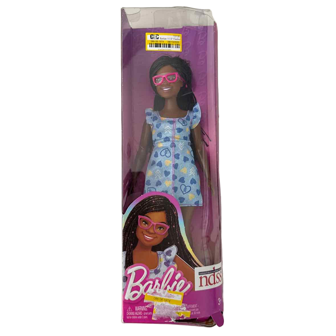 Barbie 11.5" Fashionistas Doll Black Hair/Brown Eyes