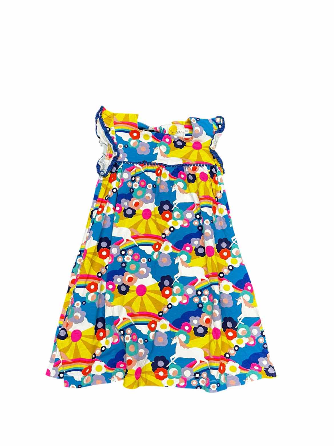 Mini Boden (A) Multi-Color Youth Size 8-9 Girl's CasualDress