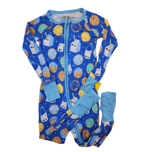 Little Sleepies (AA) Blue Infant Size 18-24 MO Neutral 1PCSleepwear
