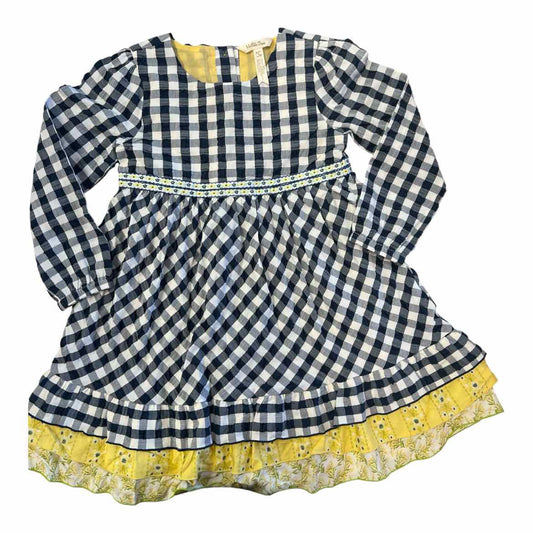 Matilda Jane (A) Navy Youth Size 6-7 Girl's CasualDress