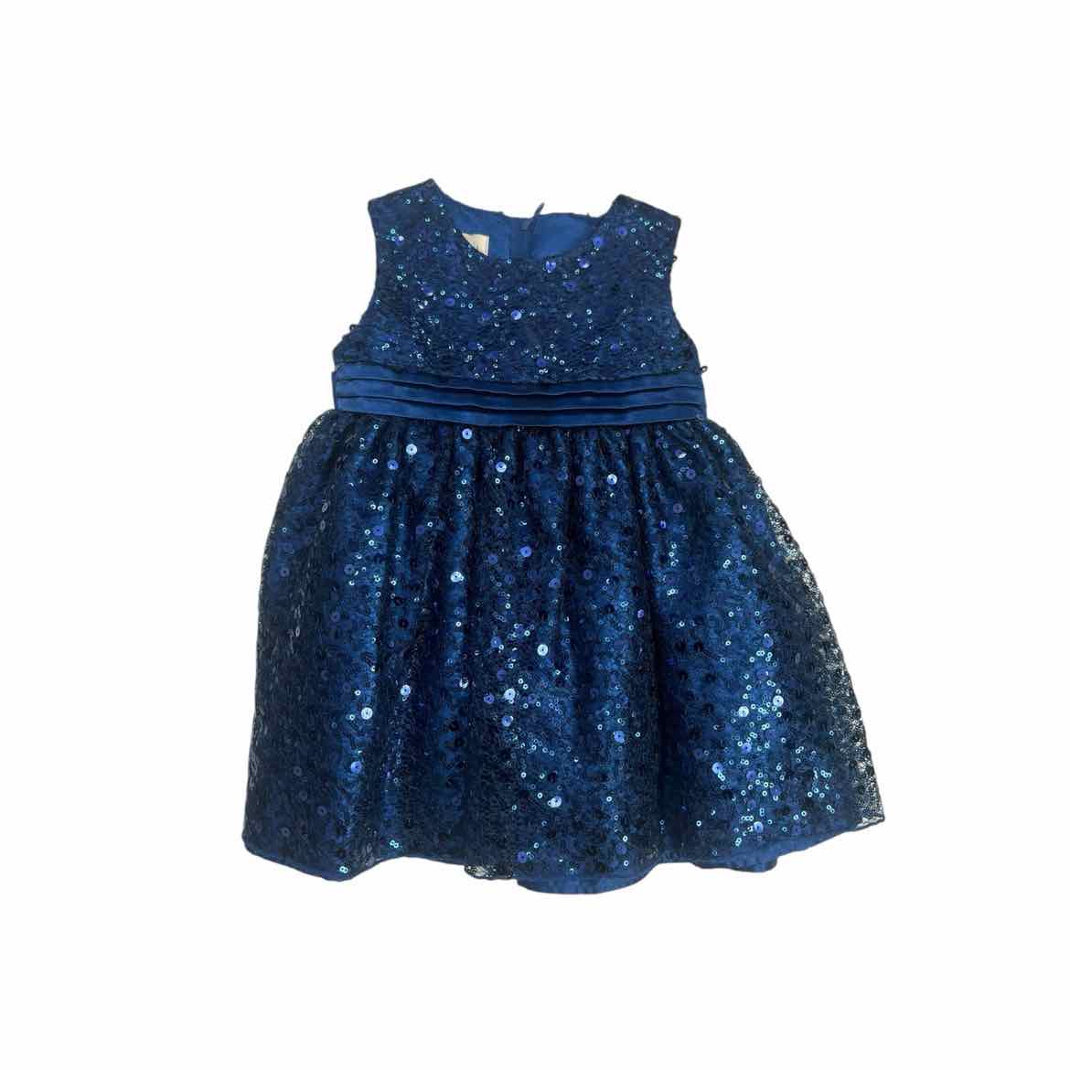 American Princess (C) Blue Infant Size 24 MO PartyDress