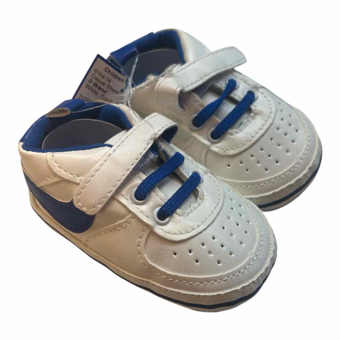 D Brand Infant Shoe Size 2 (Infant) White Boy's Casual Shoes