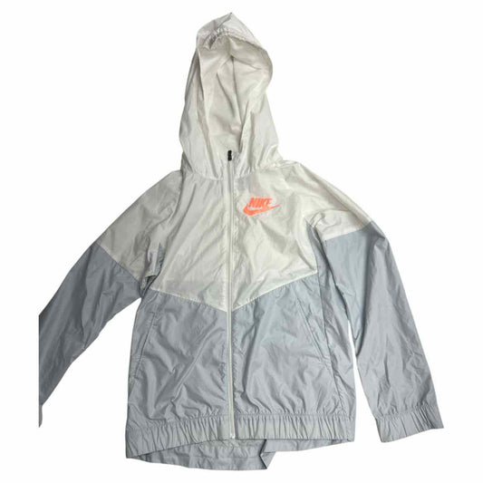 Nike (B) White Youth Size 10-12 Girl's Jacket Light