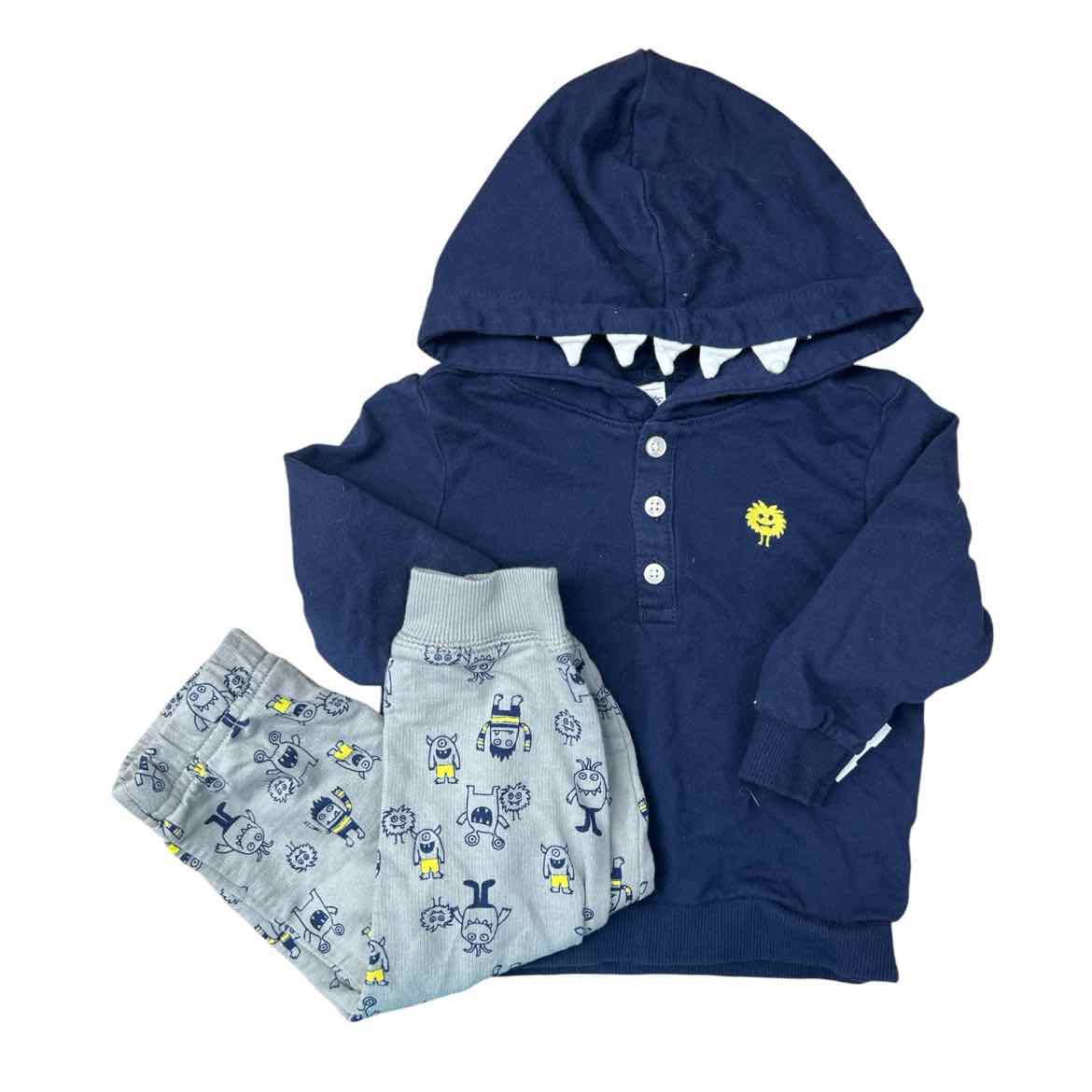 Carters (C) Blue Infant Size 18 MO Boy's 2PC Casual
