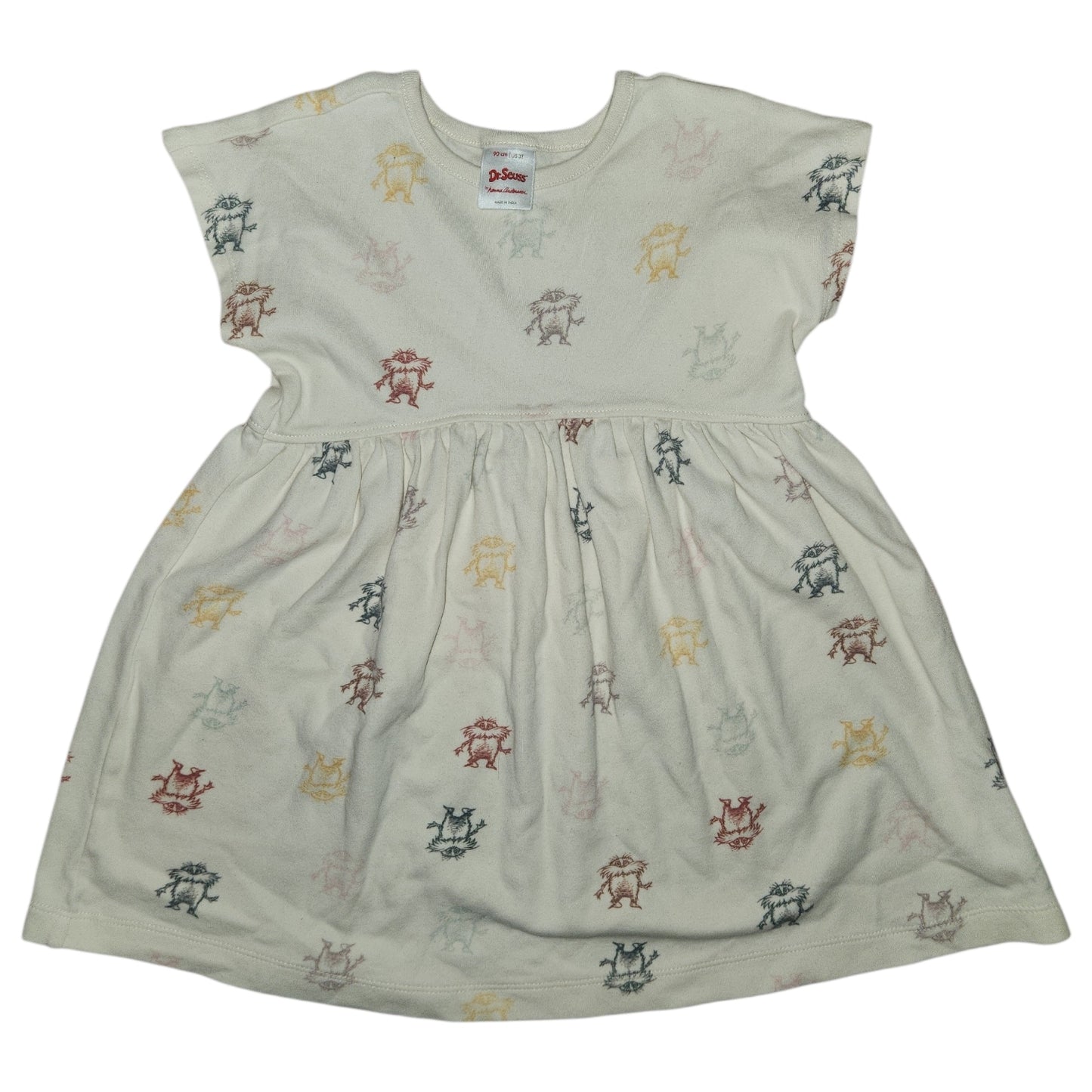 Hanna Andersson (A) Cream Toddler Size 3 Girl's CasualDress