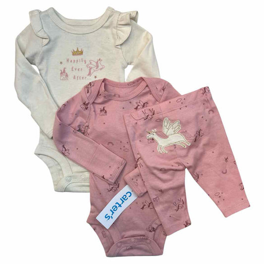 Carters (C) Pink Infant Size 6 MO Girl's 3PC Casual