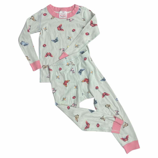 Hanna Andersson (A) Teal Toddler Size 4 Girl's 2PCSleepwear