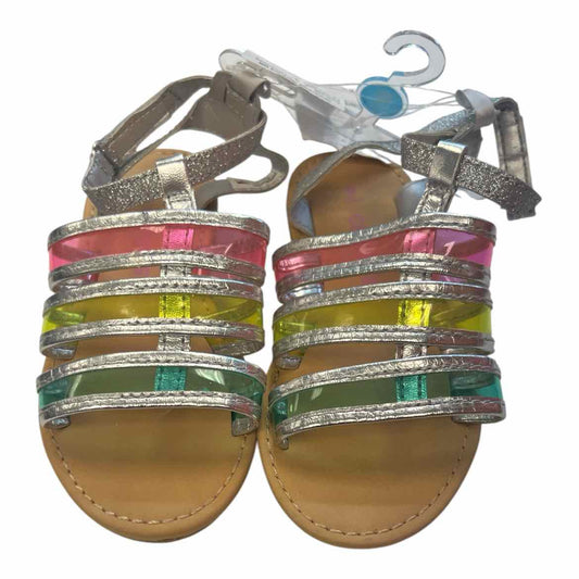 Carters (C) Silver Toddler Shoe Size 9 (Toddler) Girl's SandalsBasic