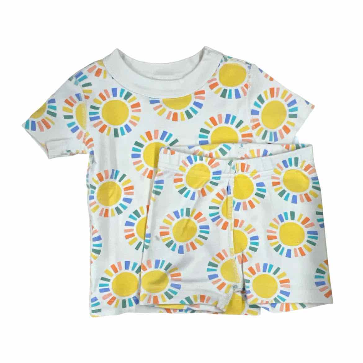 Hanna Andersson (A) Pale Yellow Toddler Size 2T Neutral 2PCSleepwear