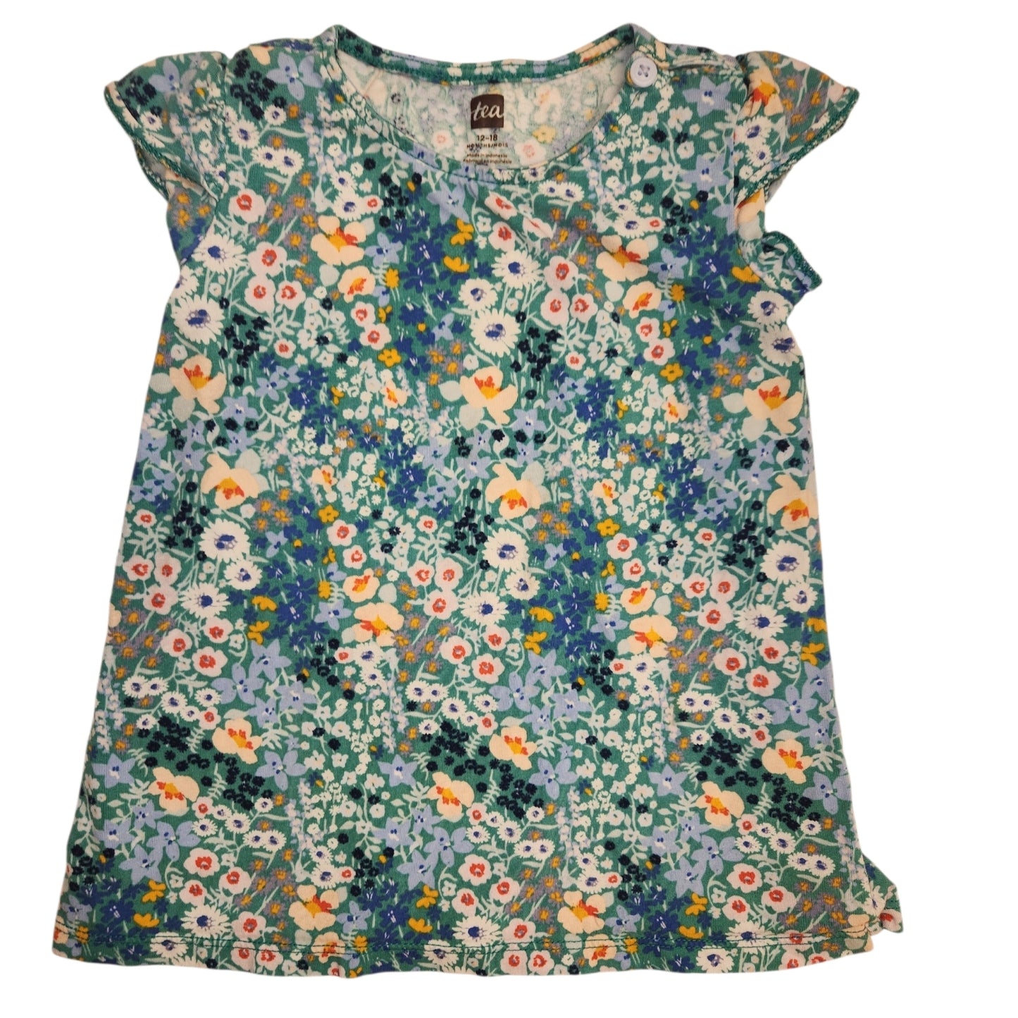 Tea Collection (A) Green Infant Size 12-18 MO Girl's Sundress