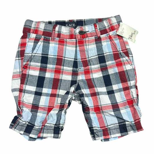 Children's Place (D) Plaid Toddler Size 5 Boy's ShortChino