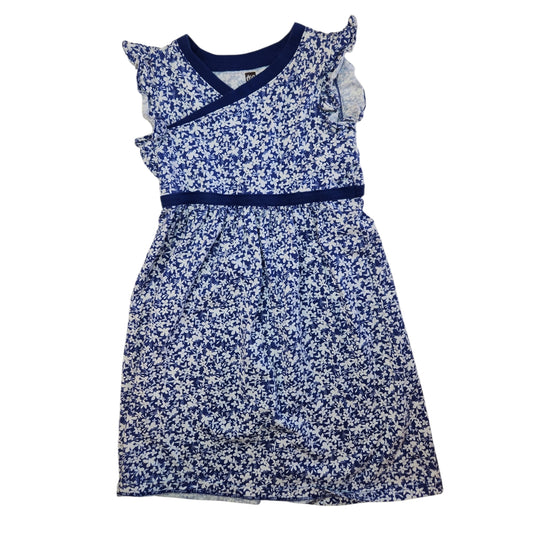 Tea Collection (A) Blue Print Youth Size 6 Girl's CasualDress