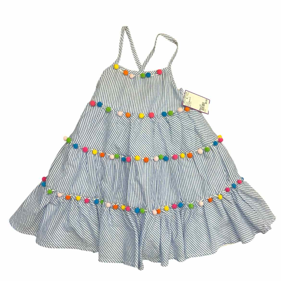 Tommy Bahama (C) Blue Toddler Size 2T Girl's Sundress