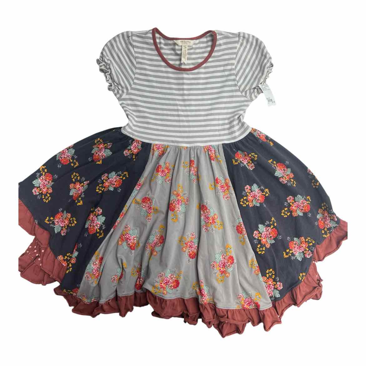 Matilda Jane (A) Grey Youth Size 12 Girl's CasualDress