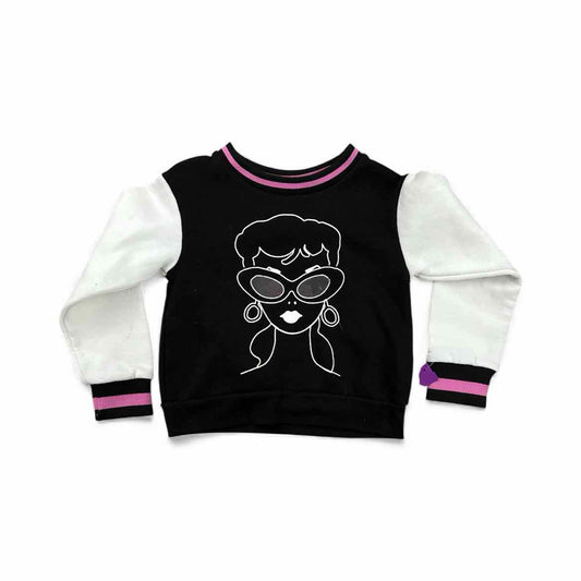 Barbie (D) Black Toddler Size 4-5 Sweatshirt