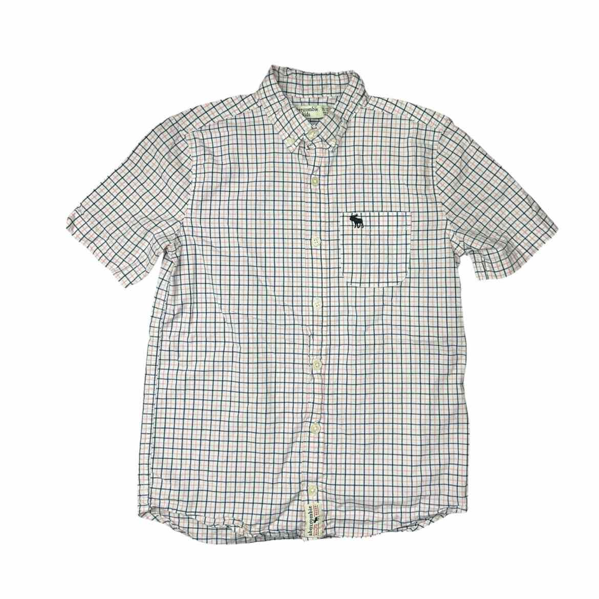 Abercrombie (B) Pink Youth Size 11-12 Boy's ButtondownSS