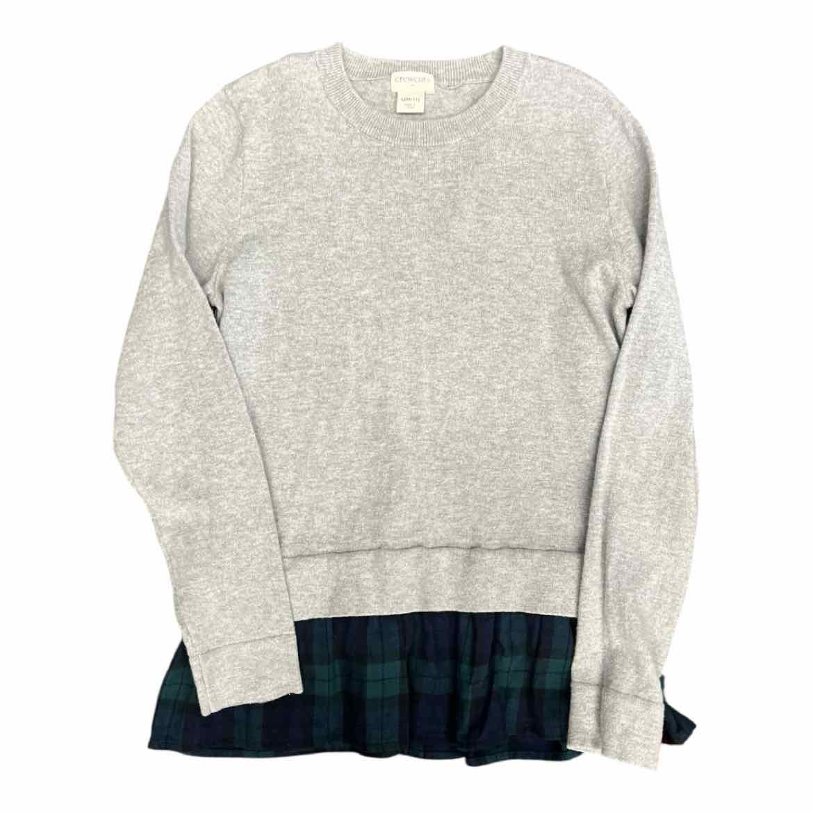 Crewcuts (B) Grey Youth Size 10-12 Girl's LSTop