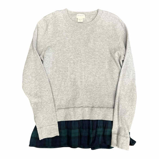 Crewcuts (B) Grey Youth Size 10-12 Girl's LSTop