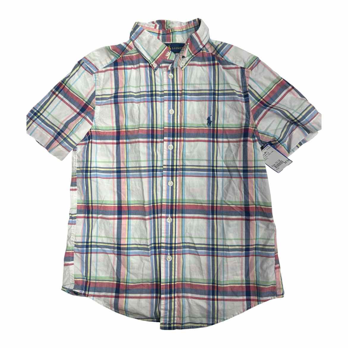 Ralph Lauren (A) Multi-Color Youth Size 10-12 Boy's ButtondownSS