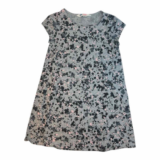 H & M (D) Grey Youth Size 6-7 Girl's Basic dress